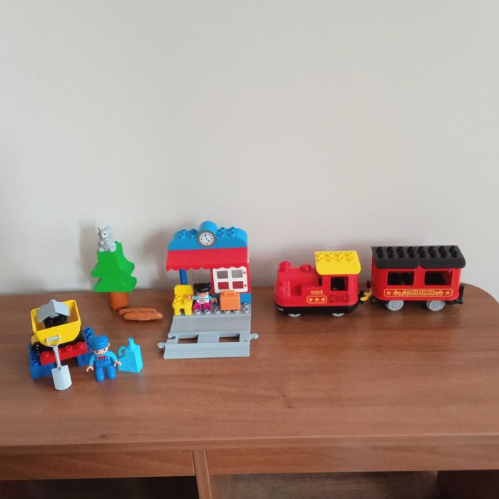 Конструктор LEGO DUPLO (10874) Паровоз / Поїзд на паровій тязі