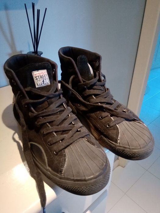 Botas de skate clássicas em pele vision