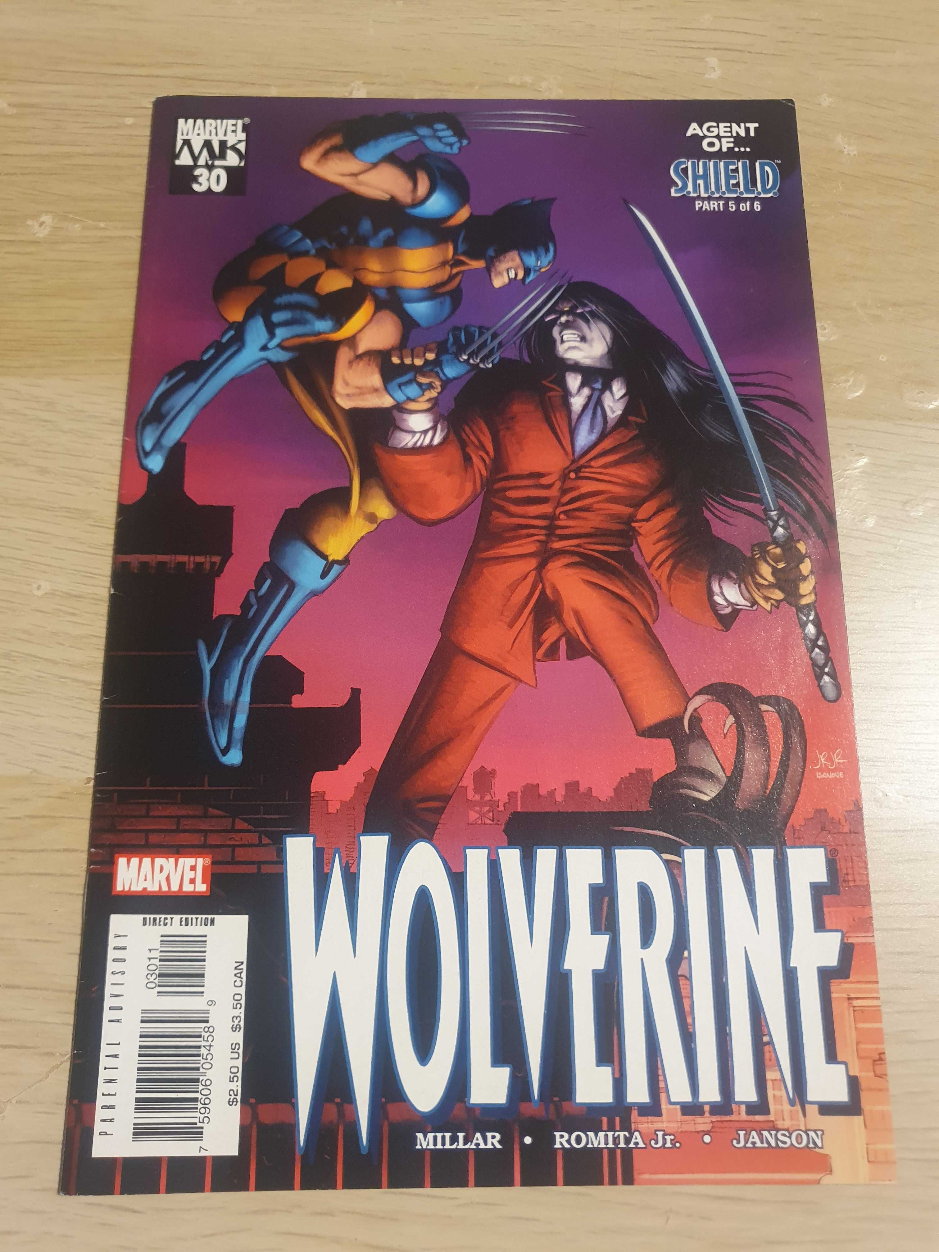 Wolverine vol. 2: 26-28, 30-32 Black and White (2005) (ZM32)