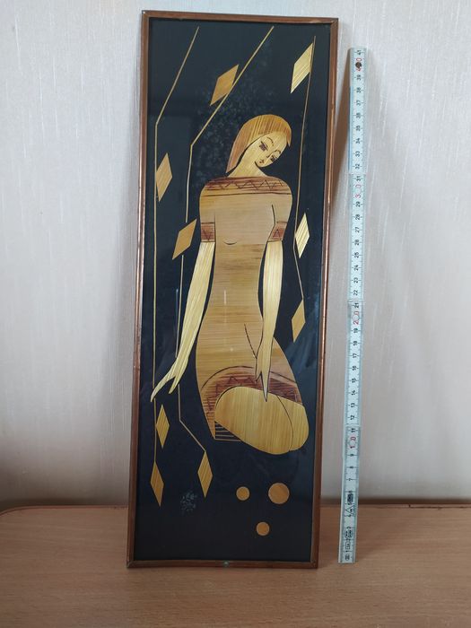 Панно из соломки