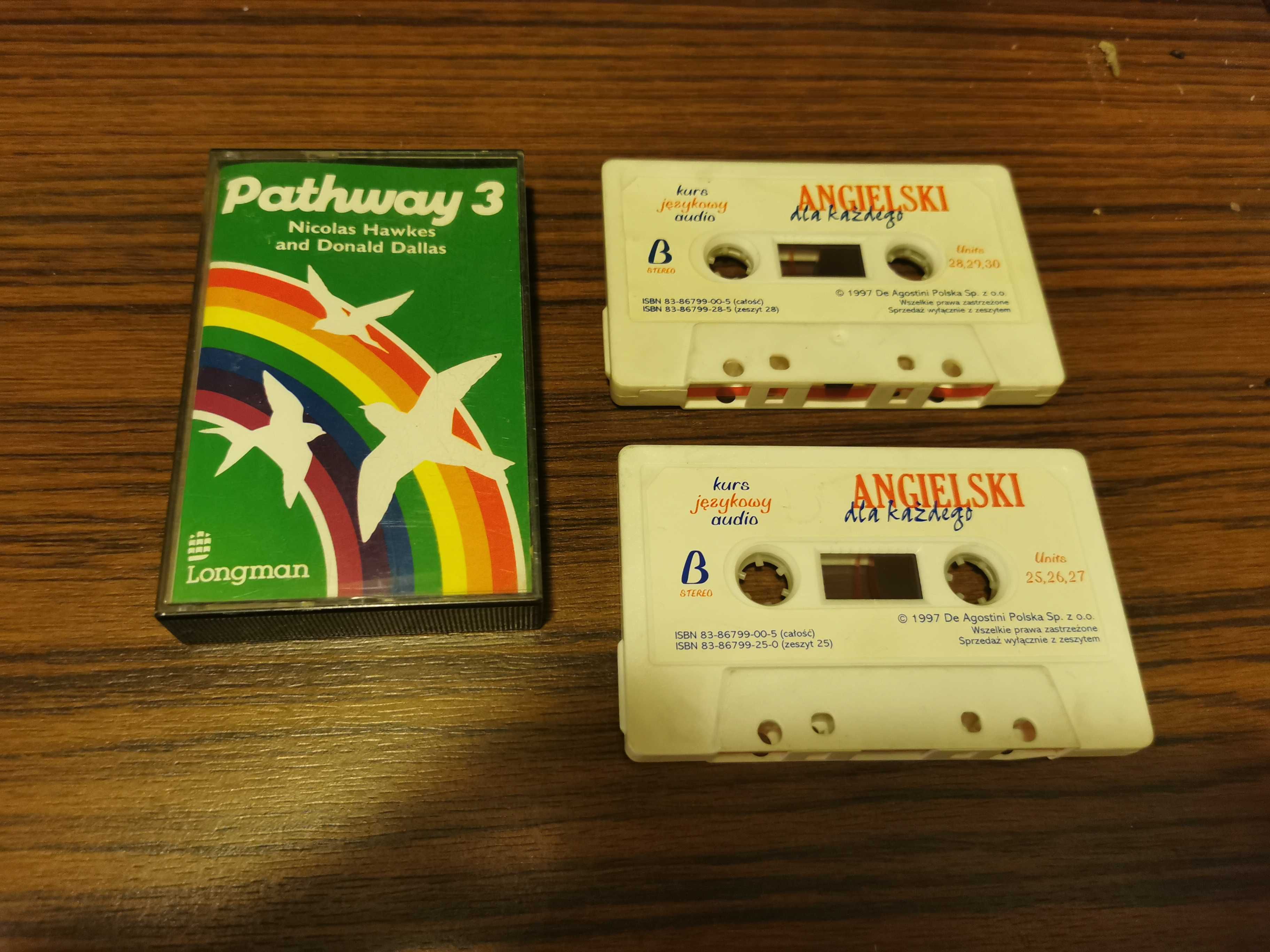 3 kasety - Pathway 3 i Angielski dla każdego