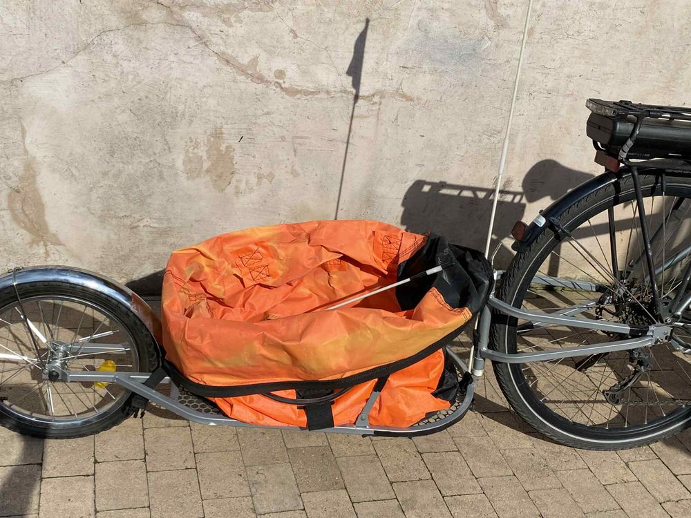 Przyczepka rowerowa, bagażowa.