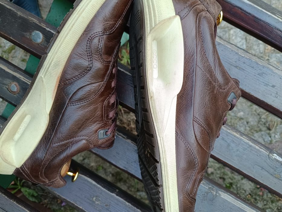 Buty ECCO Sneakersy r.43 skóra brązowe
