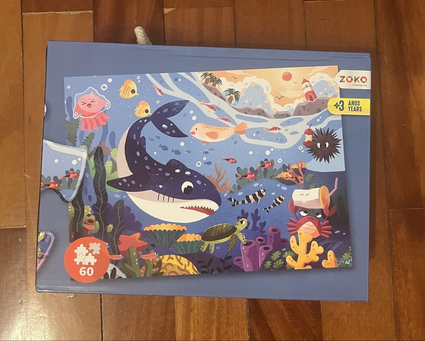 Novo - Puzzle Proteger os Oceanos 60 peças