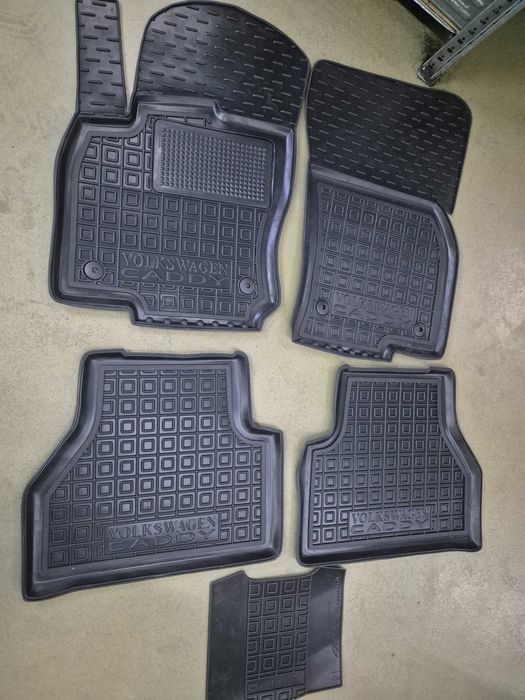 Килимки гумові VW Caddy 2011-2020 рр Avto Gumm