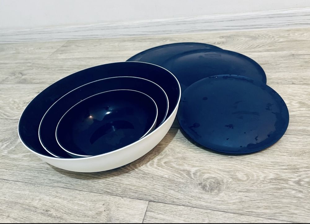 Контейнер судок форма салатник tupperware