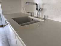 Blat kuchenny konglomerat Dulemba + zlewozmywak ceramiczny Blanco