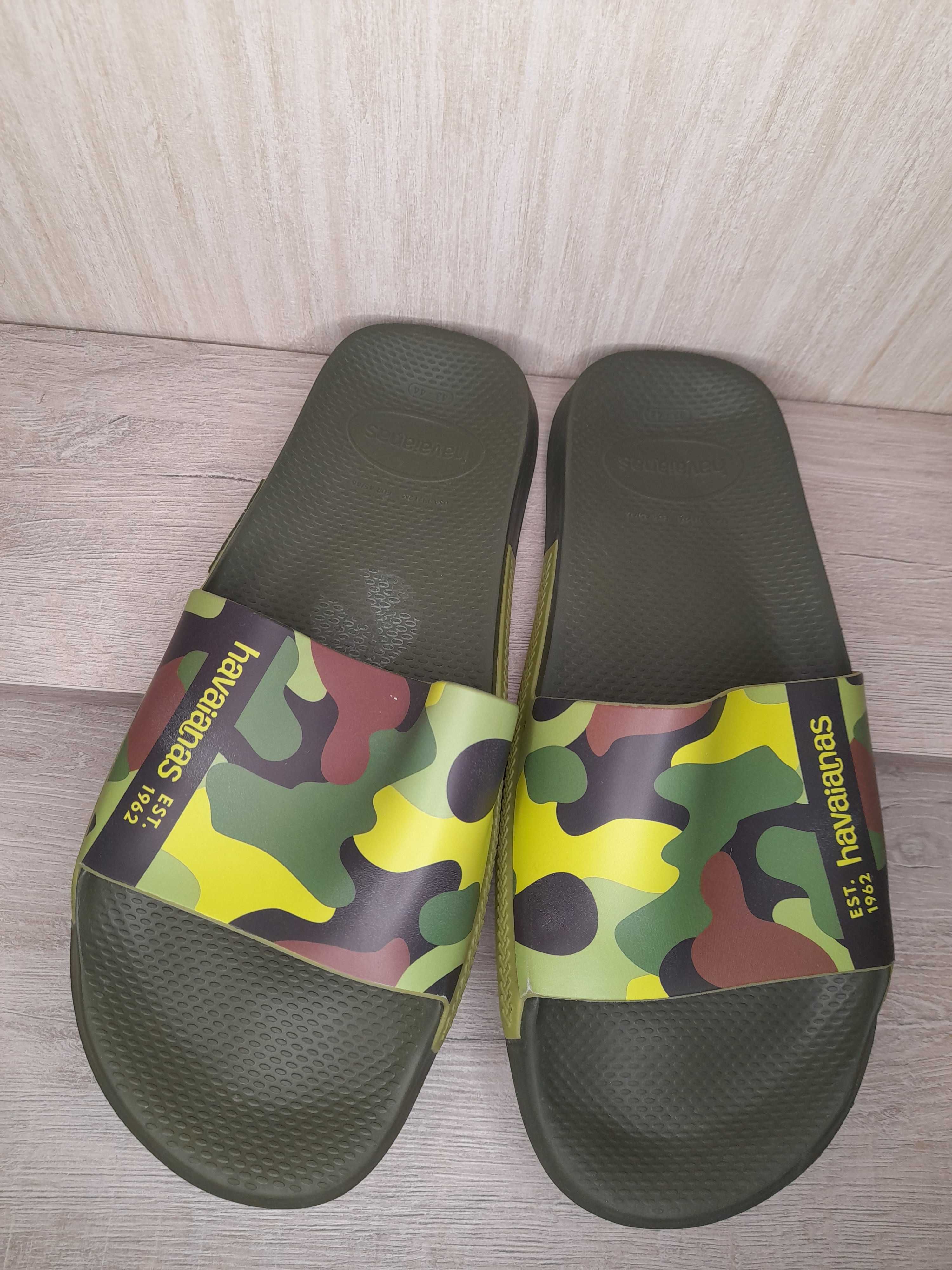 Klapki HAVAIANAS Slide Print Zielone Moro  –nowe!