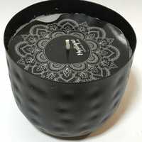 świeczka metal Mistique scented candle elegancka