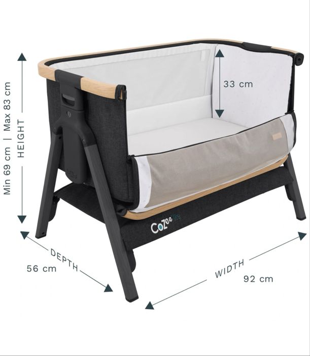 Приставне ліжечко Tutti Bambini CoZee Lite — ідеальний стан + бонуси