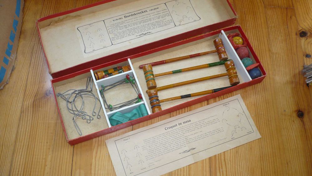 Table Croquet - Jogo Vintage