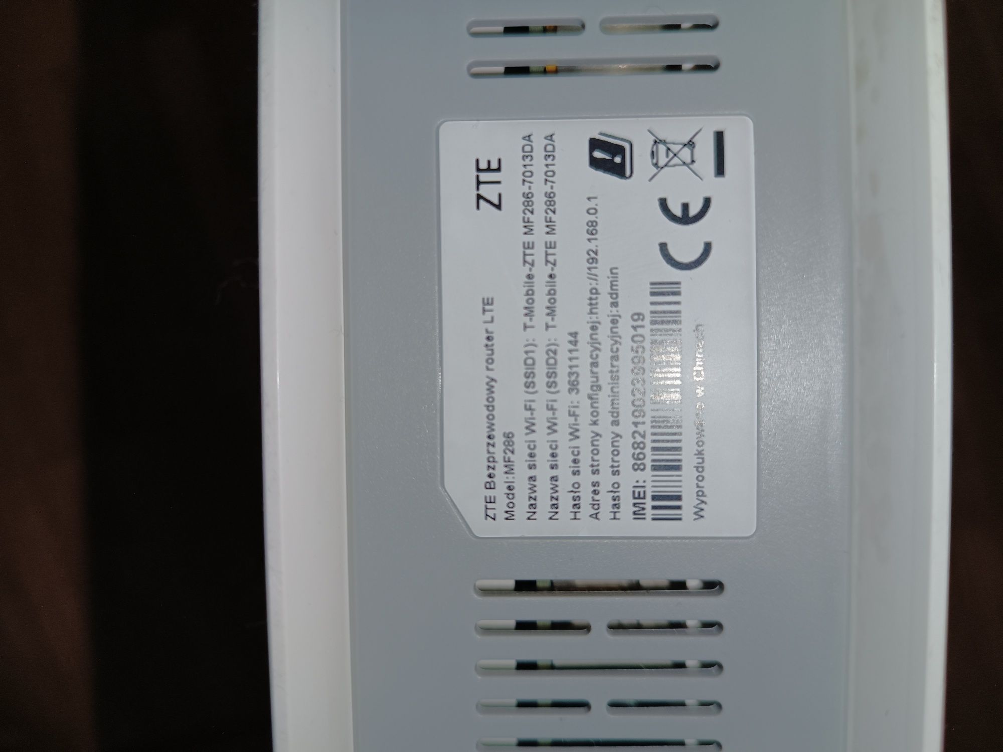 Router LTE ZTE MF-286