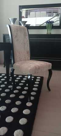 Conjunto de 6 cadeiras altas estilo vintage