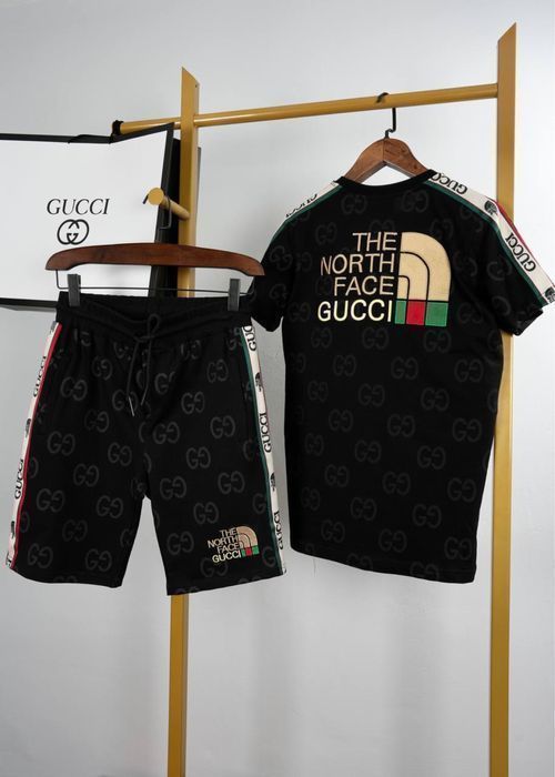 AMI PARIS мужская футболка костюм летний комплект шорты и футболка