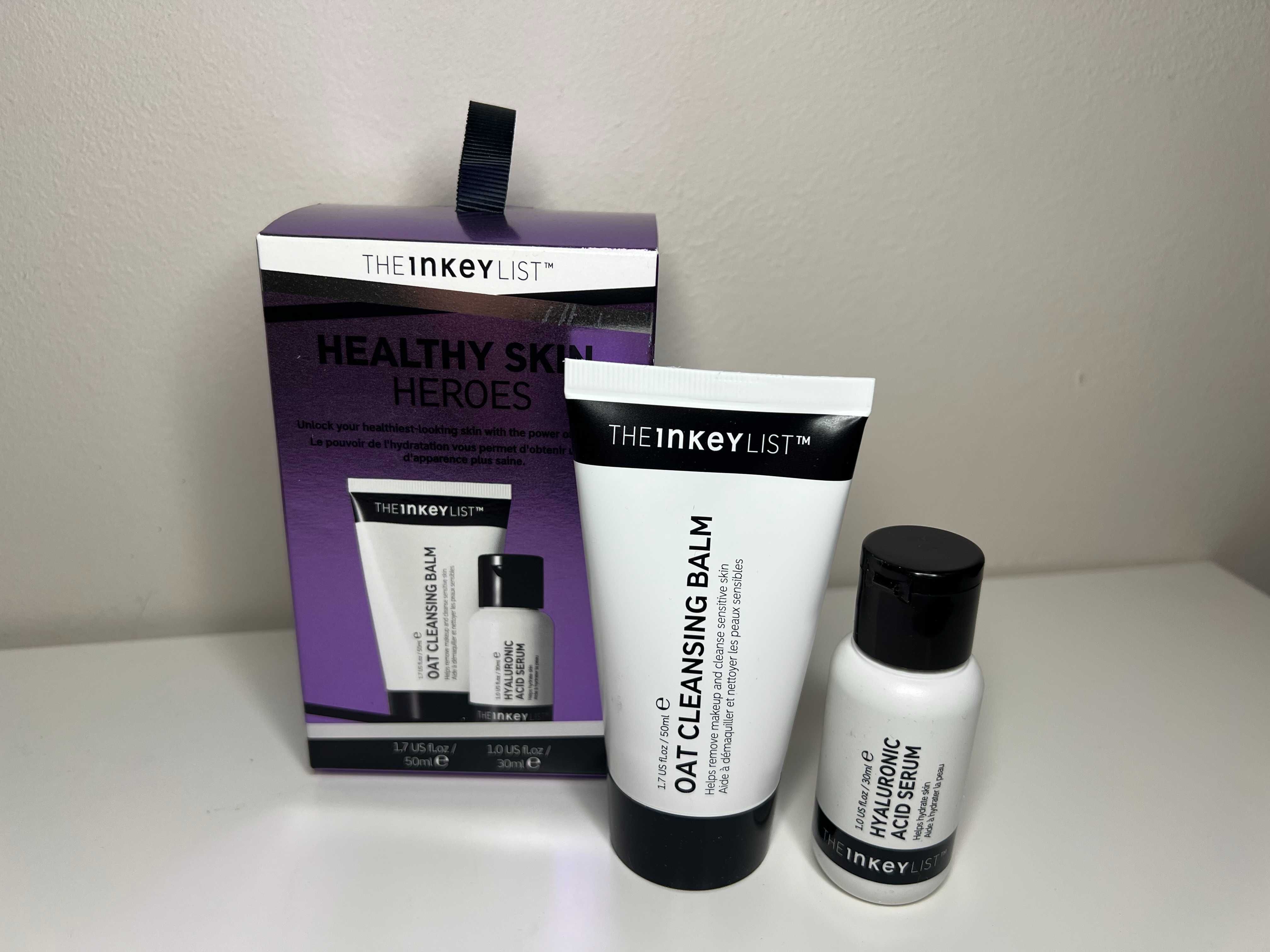THE INKEY LIST Healthy Skin Zestaw do oczyszczania i nawilżania skóry
