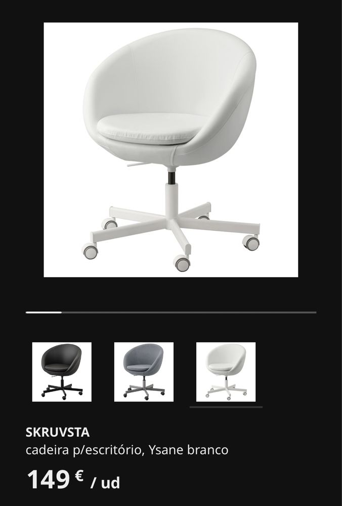 Cadeiras IKEA - Skruvsta *NOVA baixa preço*