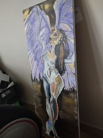 Obraz 50x120cm anioł blejtram nowe