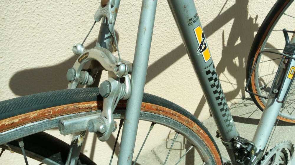 Bicicleta coleção original modelo PEUGEOT Ciclismos "Record du Monde"
