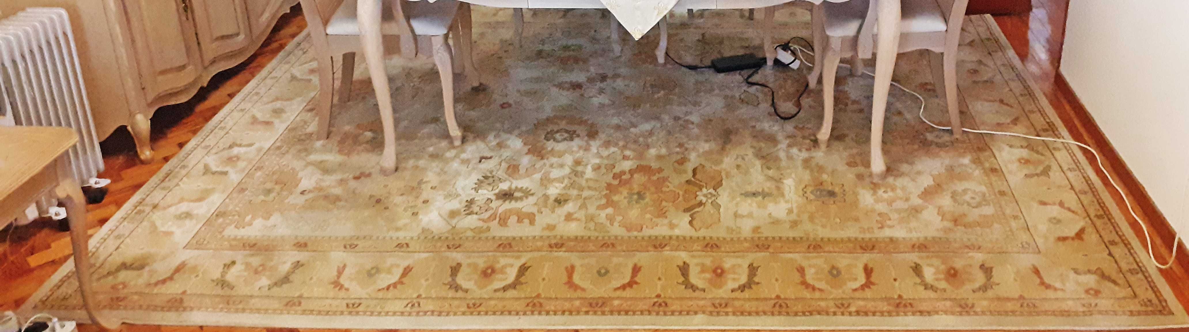Tapete Ralph Lauren Alaranjado Ornamento Sepia Lã Creme(335cm x 245cm)