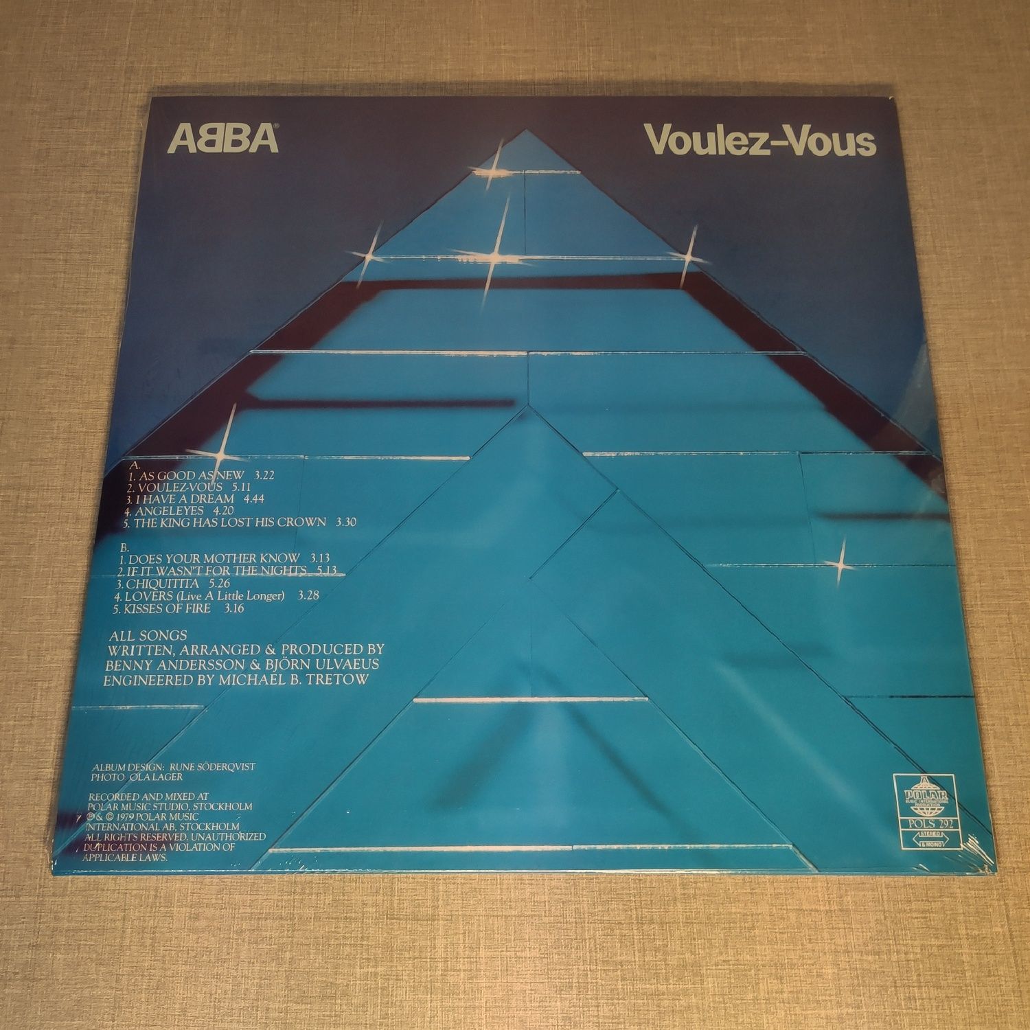 ABBA : Voulez - Vous LIMITED PICTURE LP Вінілова Платівка Винил Вініл