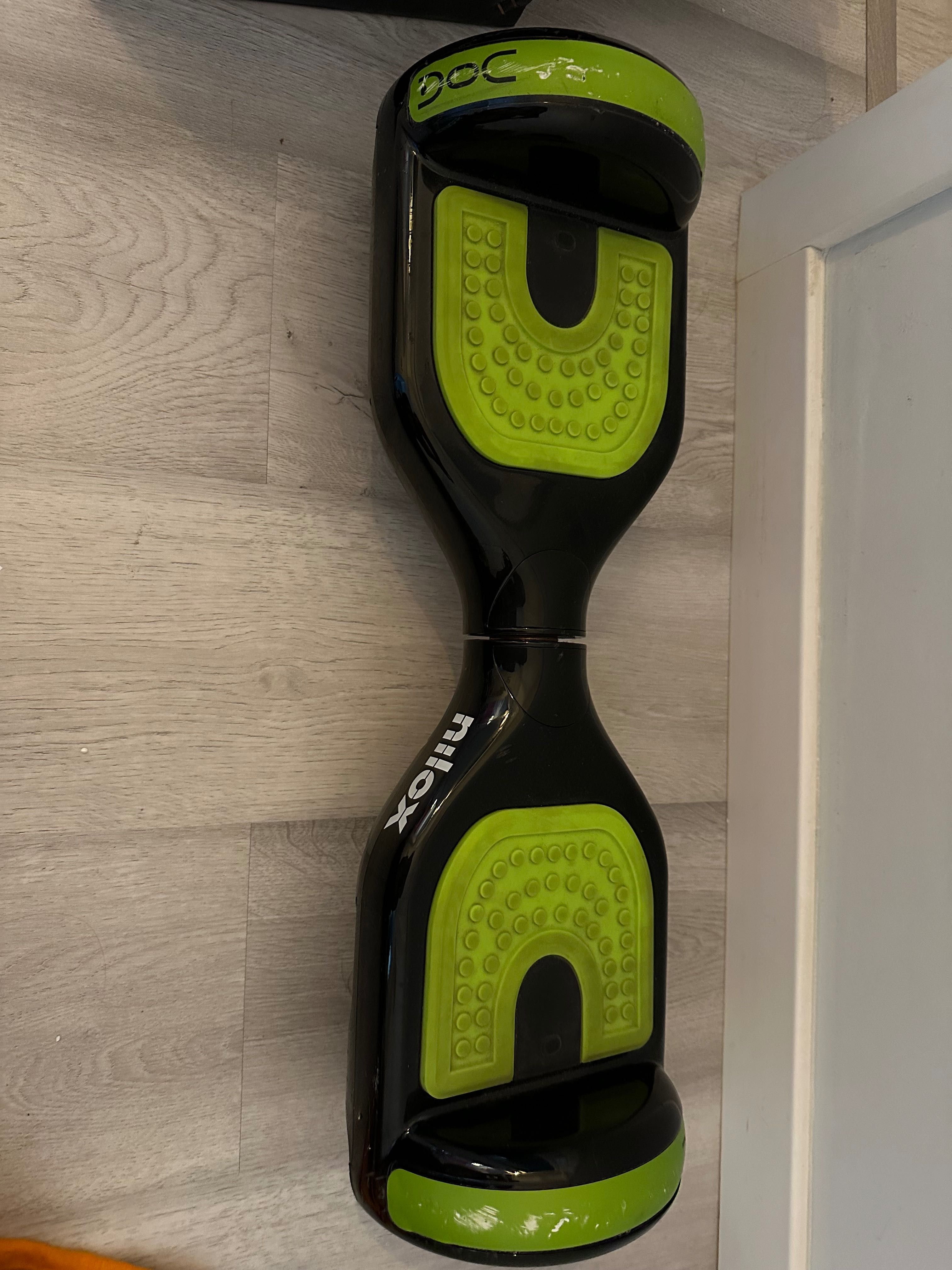 Hoverbord nilox verde e preto