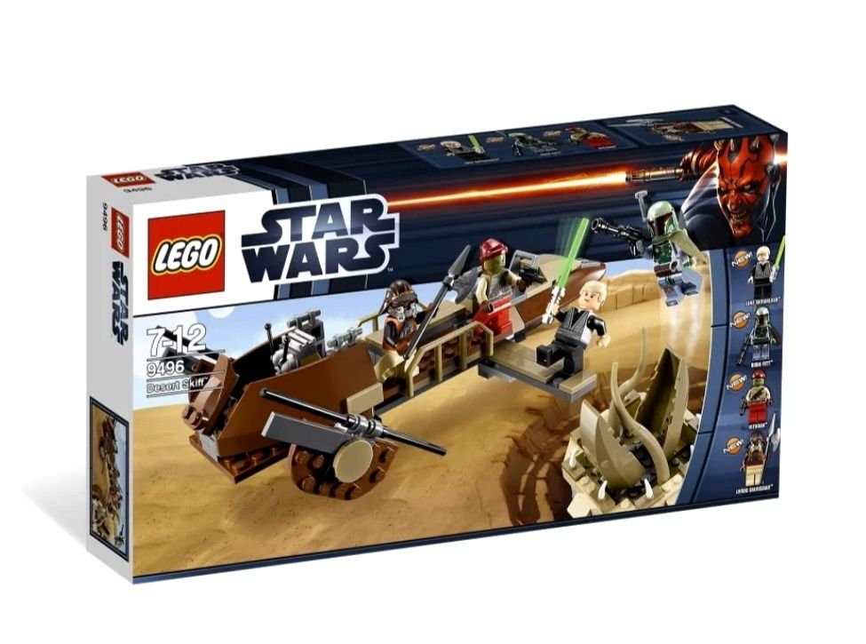 Lego Star Wars 9496 Desert Skiff 7-12 bdb kompletny z pudełkiem