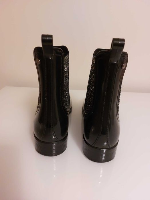 Botins Lemon Jelly 37 preto/prata