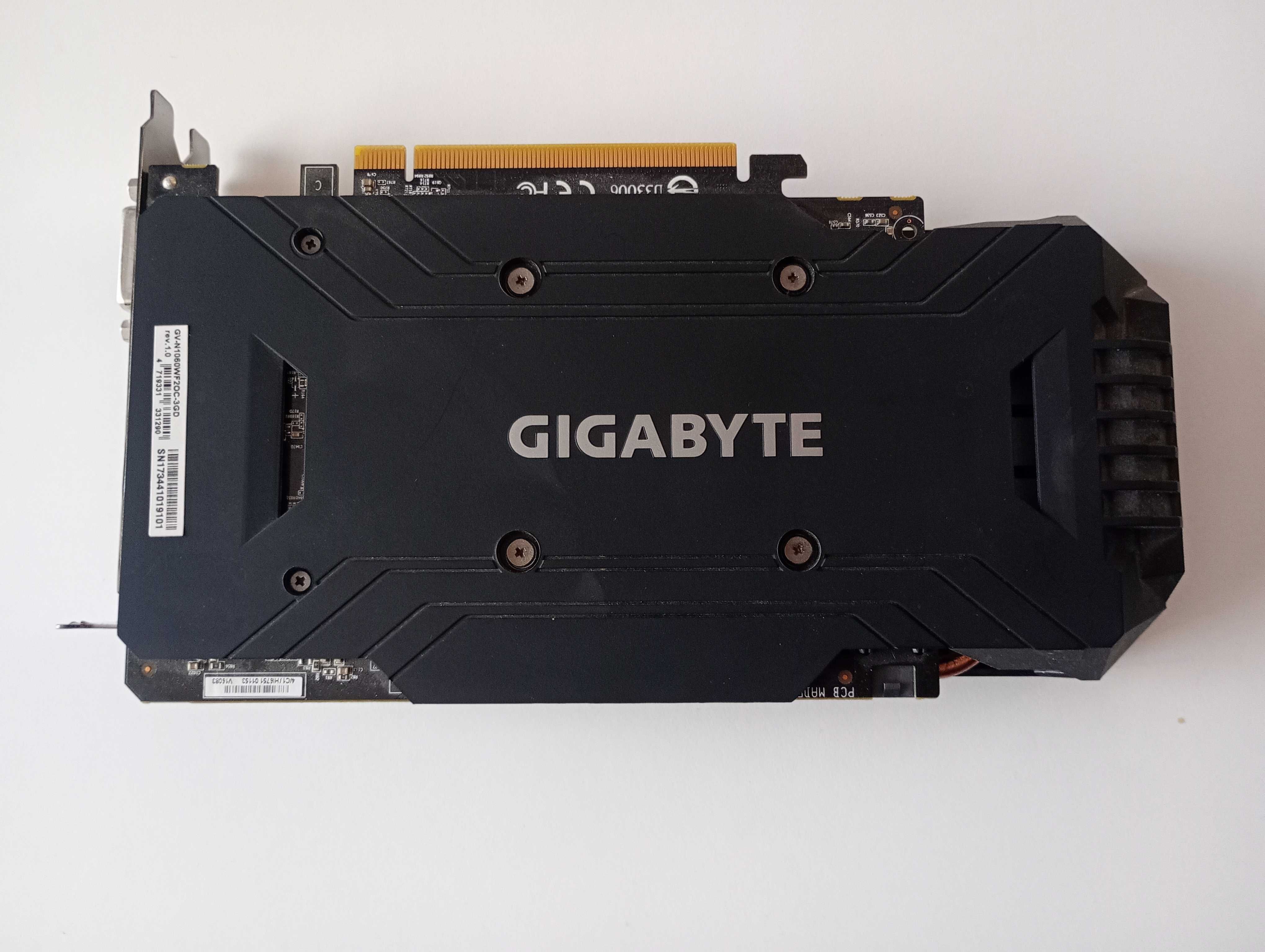 Karta graficzna GIGABYTE GeForce GTX 1060 WindForce OC 3GB GDDR5