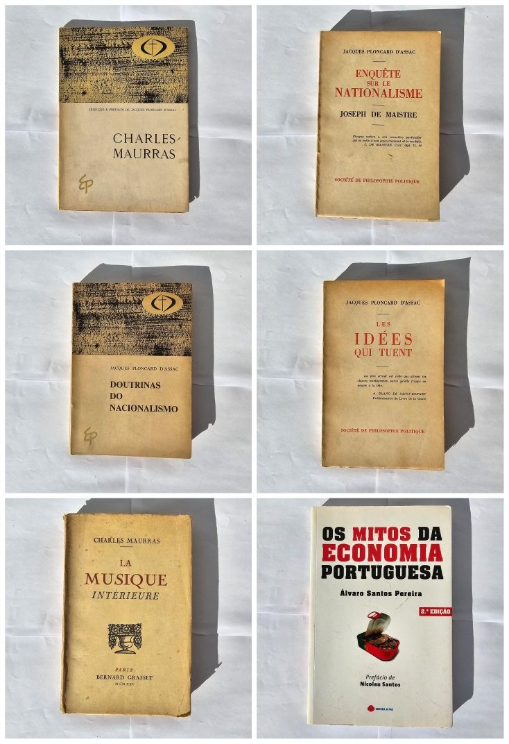 Coleção livros antigos de Jacques Ploncard d'Assac