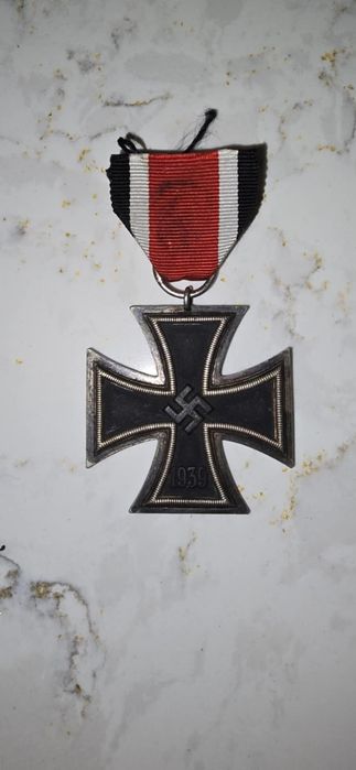 Niemcy II WŚ III RZESZA Krzyż EK2 syg. 44 ORYGINAŁ