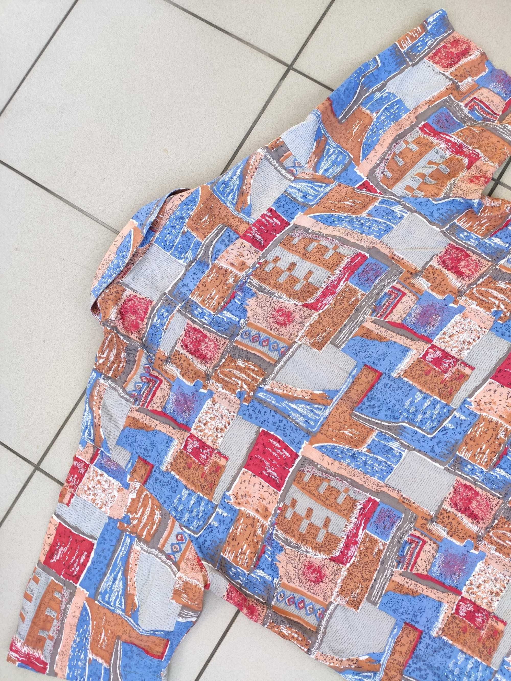 Vintage koszula hawajska letnia plażowa wakacyjna vintage r. L