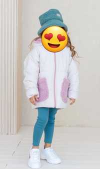 Тепла куртка на дівчинку