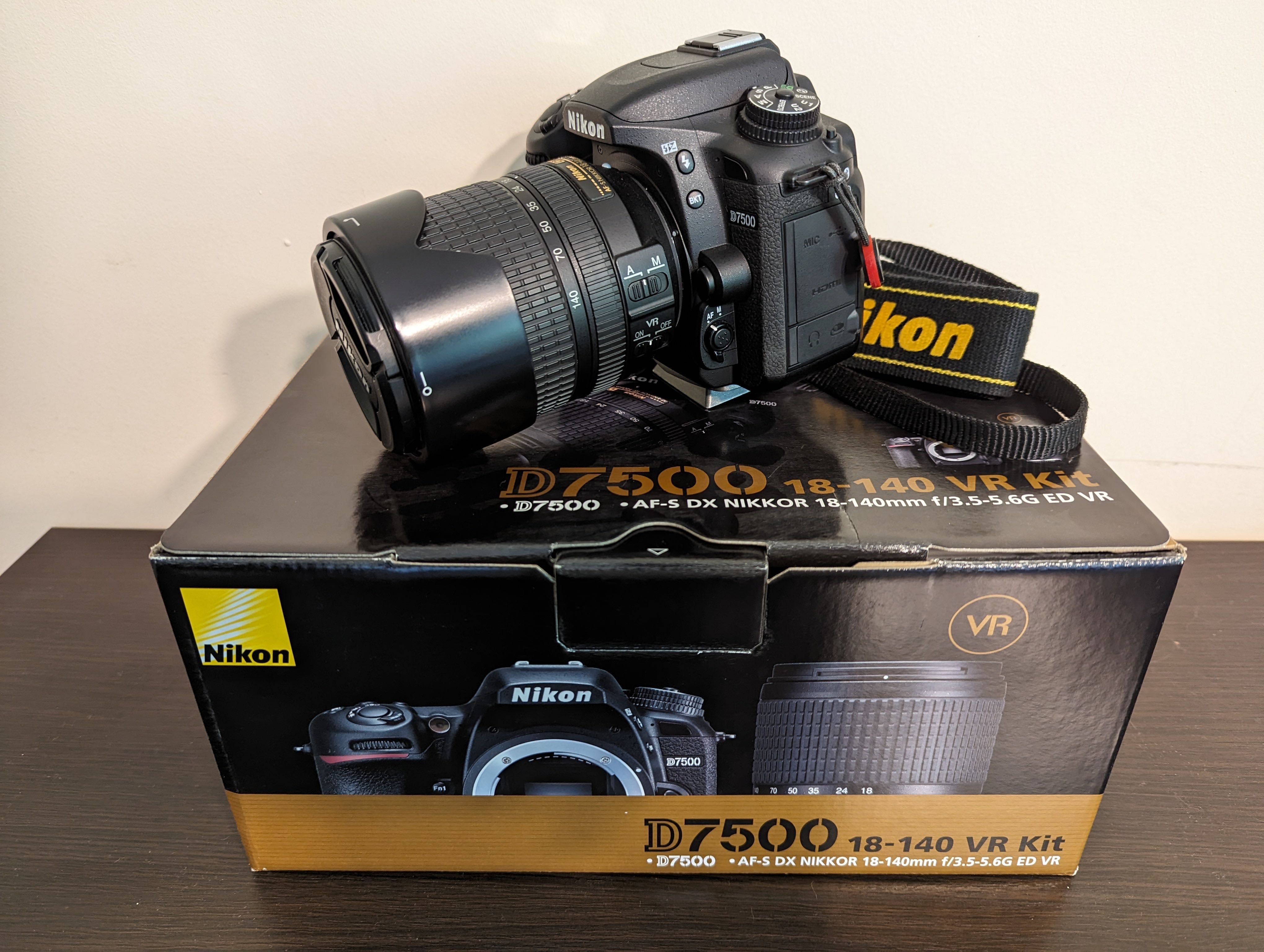 Nikon D7500 + Nikkor 18-140 + YONGNUO YN968N II (przebieg 6300)