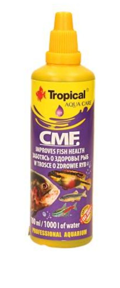 Tropical CMF 100ml 
Wspomaga ryby w walce z niebezpiecznymi patogenami