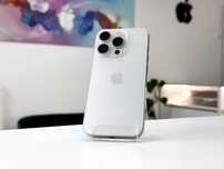 iPhone 15 Pro 256 GB White Titanium 100% Bateria Jak Nowy Sklep Gwaran