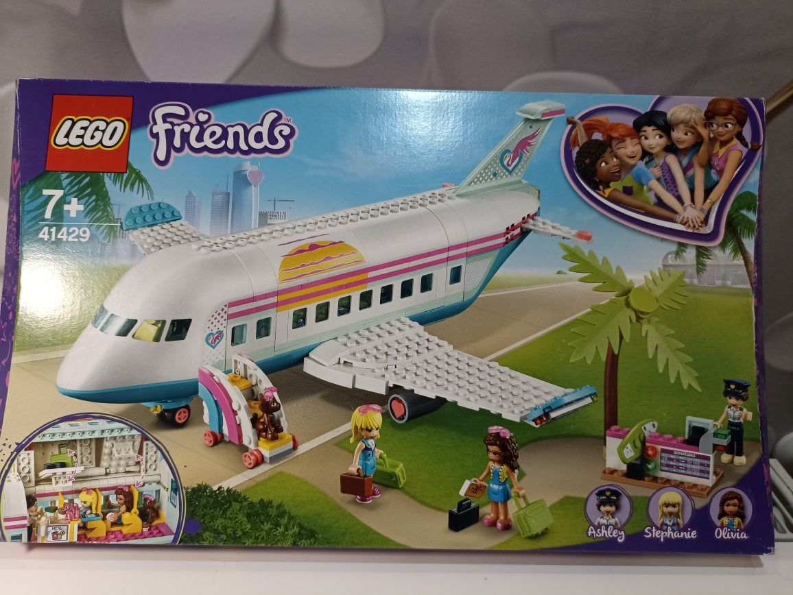 LEGO Friends Samolot z Heartlake City, kompletny, instrukcja, pudło