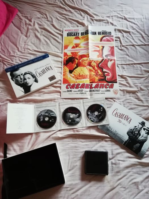 Edição limitada, Blu ray, do filme clássico "Casablanca" (portes gráti