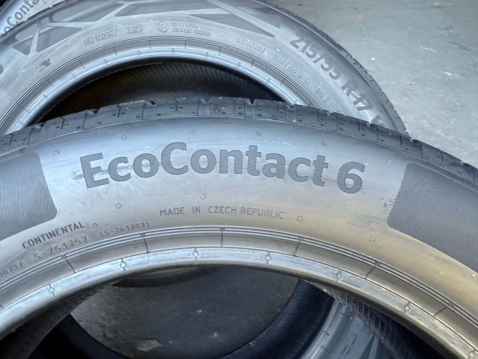 215-55-R17. Continental. Літо. 21-22 Рік. Склад резини.