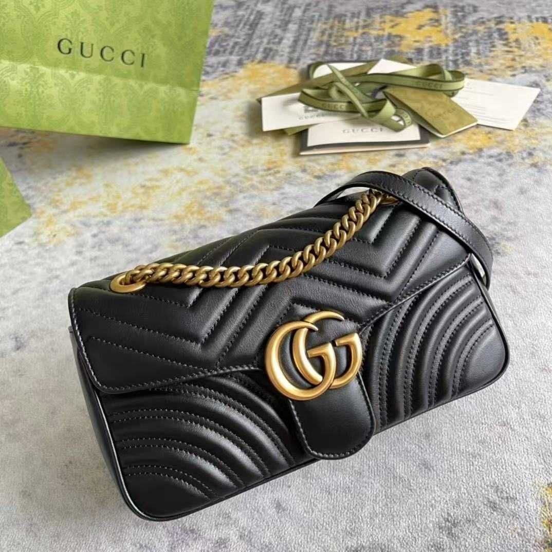 GUCCI GG Marmont Chain Flap Bag