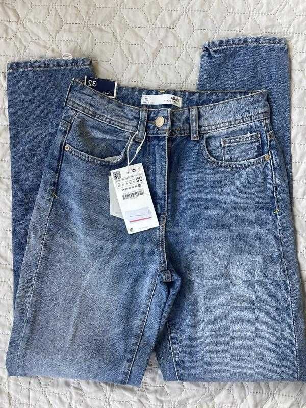 Джинси Zara TRF mom fit high-waist Jeans