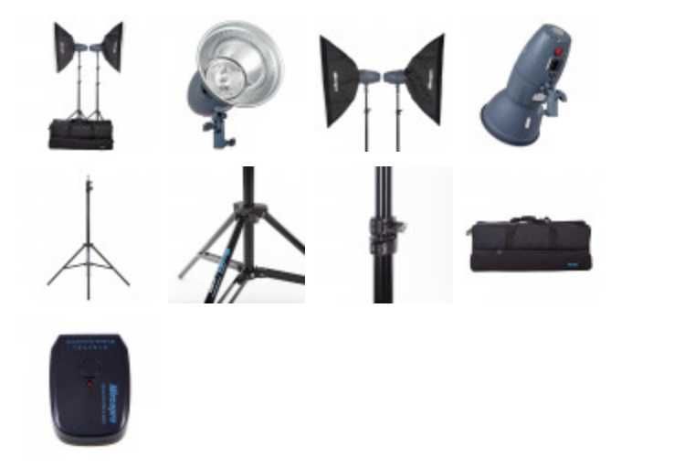 Студийный набор Mircopro MQ-300 Softbox kit, радиосинхронизатор