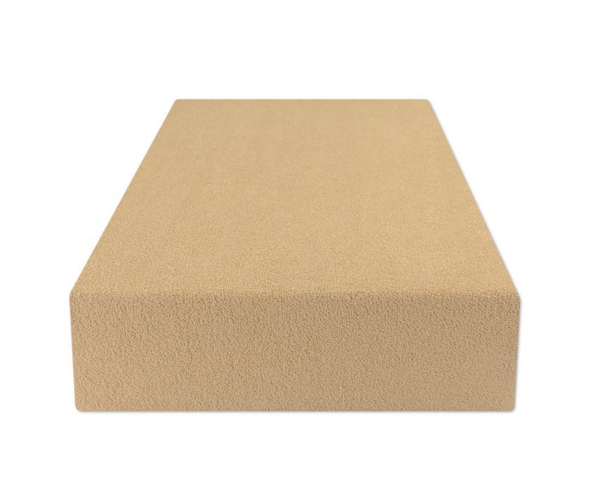 Prześcieradło z gumką 140x200 FROTTE Ciemny Beż eStilex