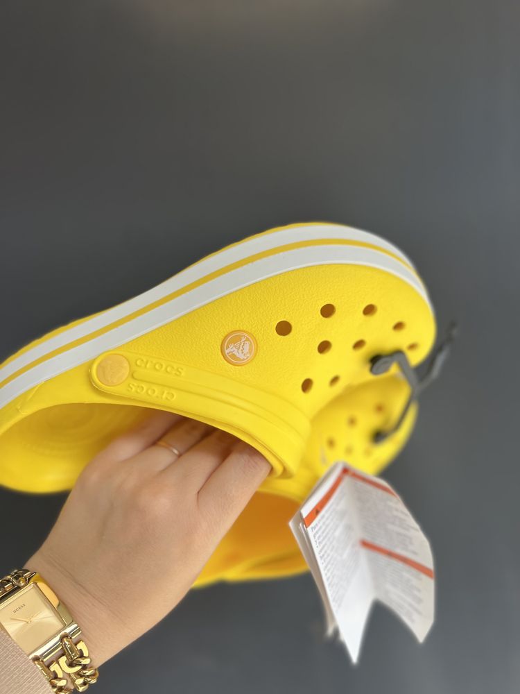 Сабо Крокс Crocband Clog Lemon / White 36