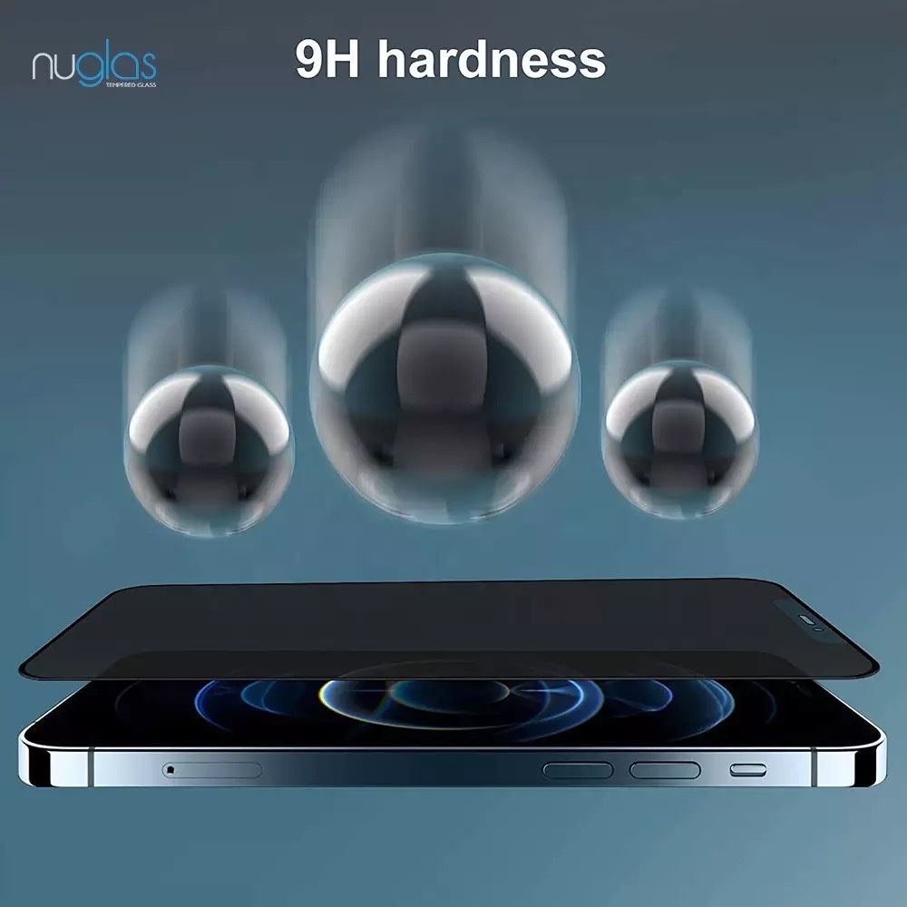Антишпион Премум Защитное стекло Nuglas iPhone 15 Pro Max