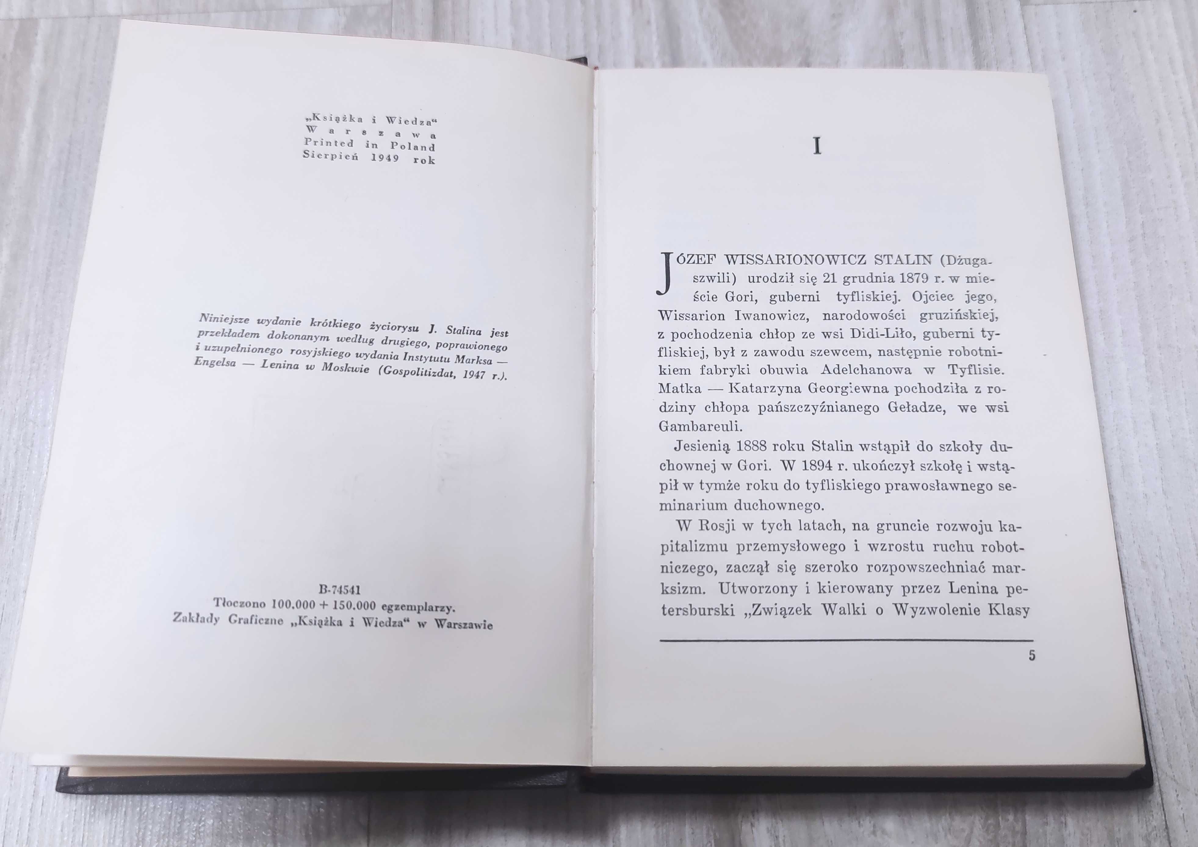 Książka Józef Stalin - życiorys