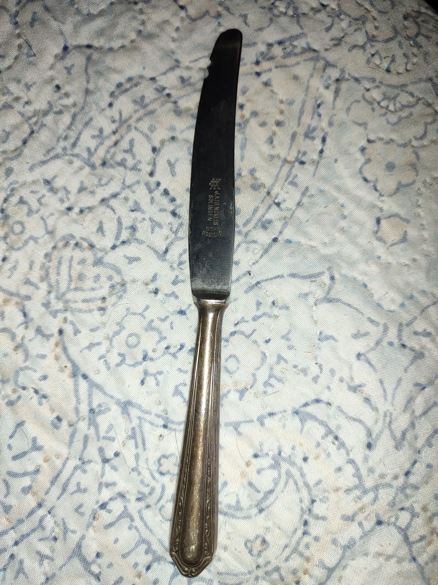 nóż nozyk maly mini Solingen posrebrzany niemiecki