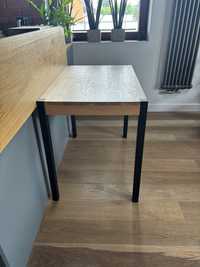 Stół stolik dębowy dostawka biurko 90x60