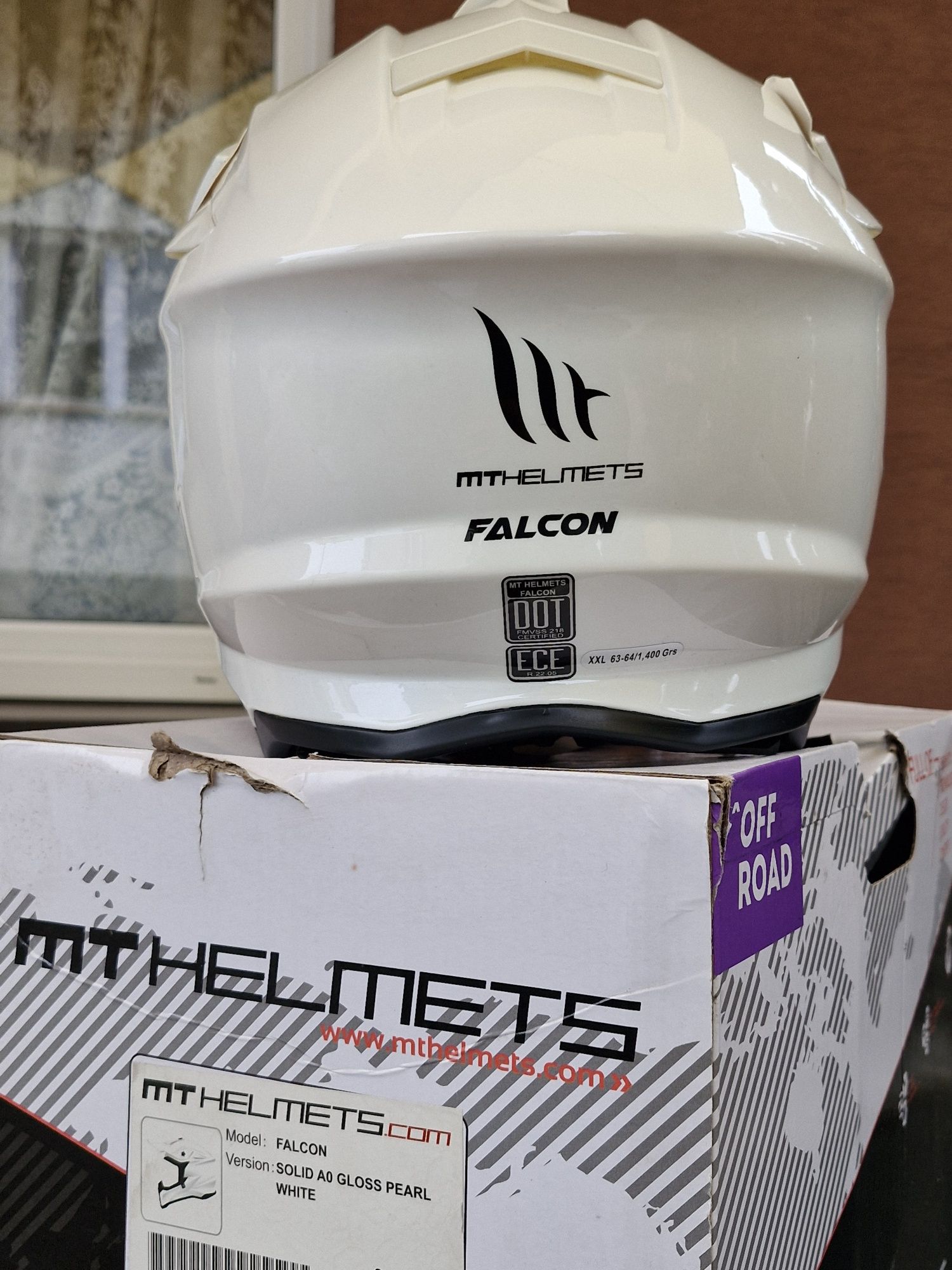 Fabrycznie nowy Kask motocyklowy MT Helmets Falcon, >Cross, enduro,