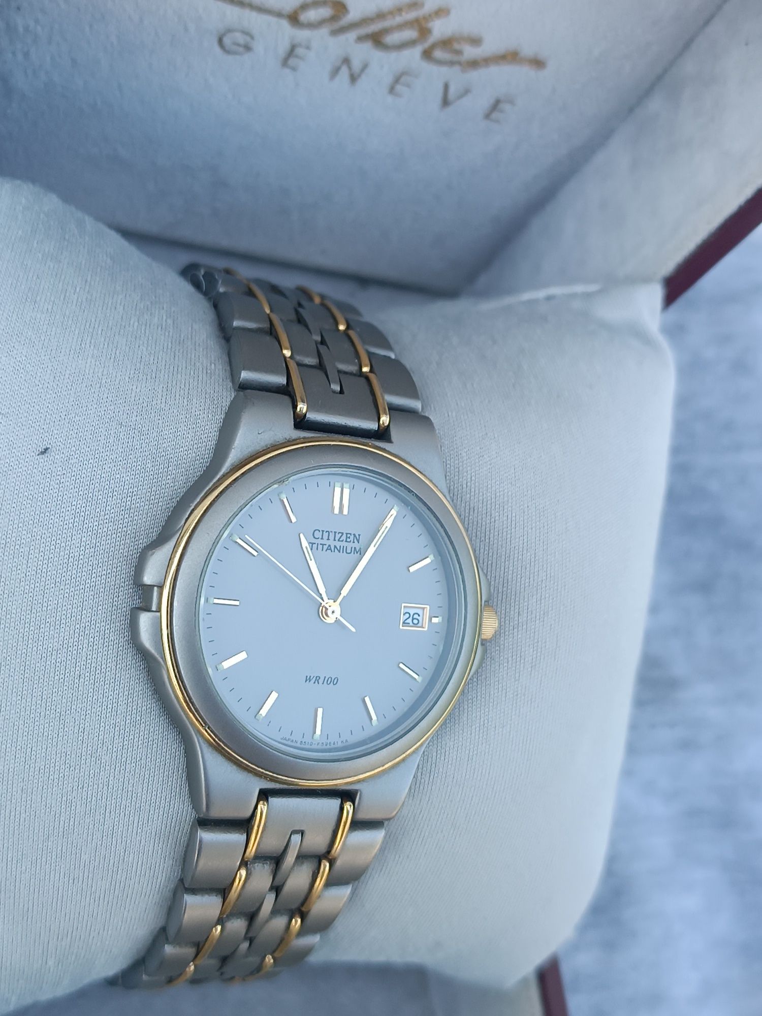 Zegarek Citizen we 100 tytanowu qartz