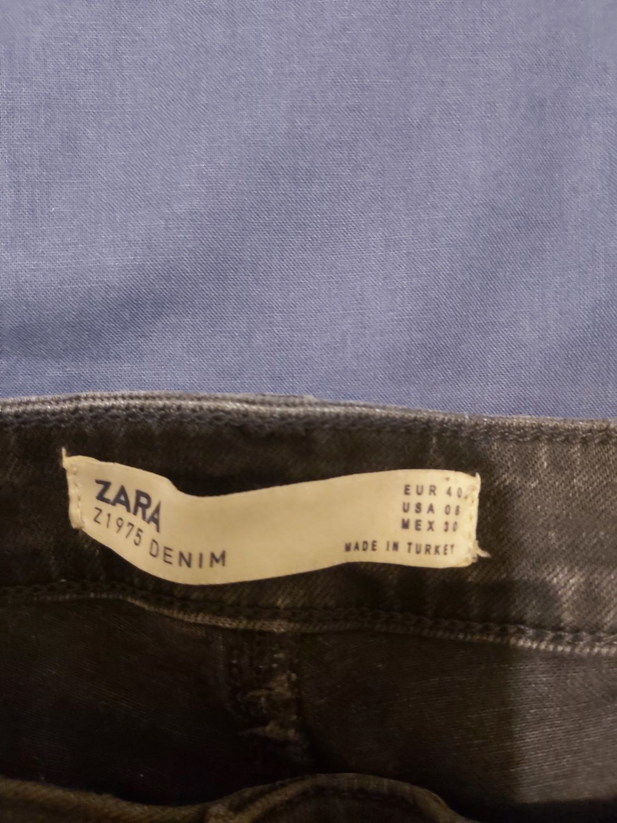 Calças de ganga cropped Zara